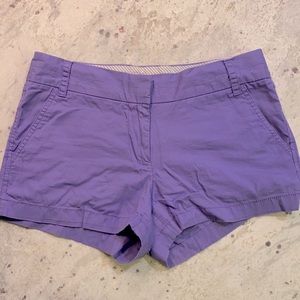 J. Crew - Purple Chino shorts - size 6